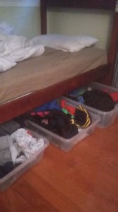 Mom wants clothes put away; Boy doesn't see the point. Non-wrinkled clothes are a decent goal, but learning mutual respect and constructive compromise with a woman is a fucking rockstar goal.